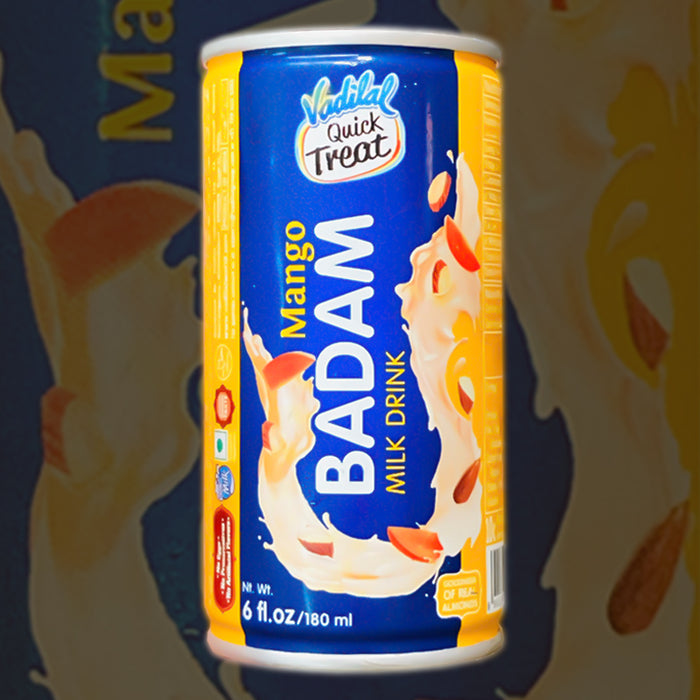 【Vadilal】Badam Milk Drink With Mango アーモンドドリンク(マンゴー)