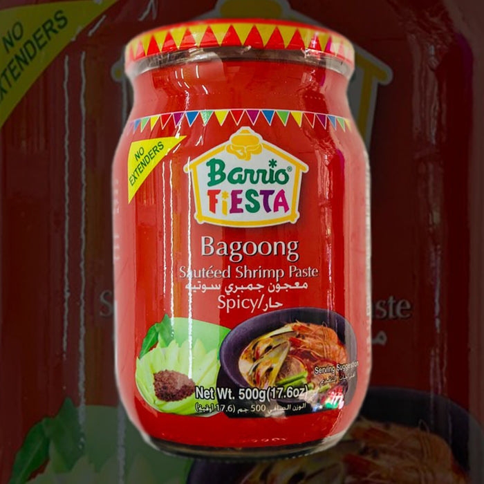 【Barrio Fiesta】Bagoong Sauteed Shrimp Paste Spicy 500g